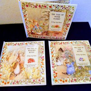 Set of 3 Pop Up books for children